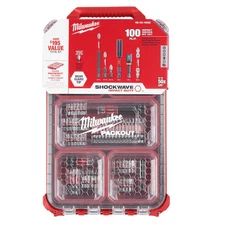 Milwaukee Tool 48-32-4082 100 Pc. Shockwave Impact Duty Driver Bit Packout Set