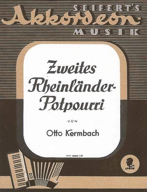 Zweites Rheinländer Potpourri accordion (intermediate) Kermbach Apollo-Verlag Pa - Image 2 of 3