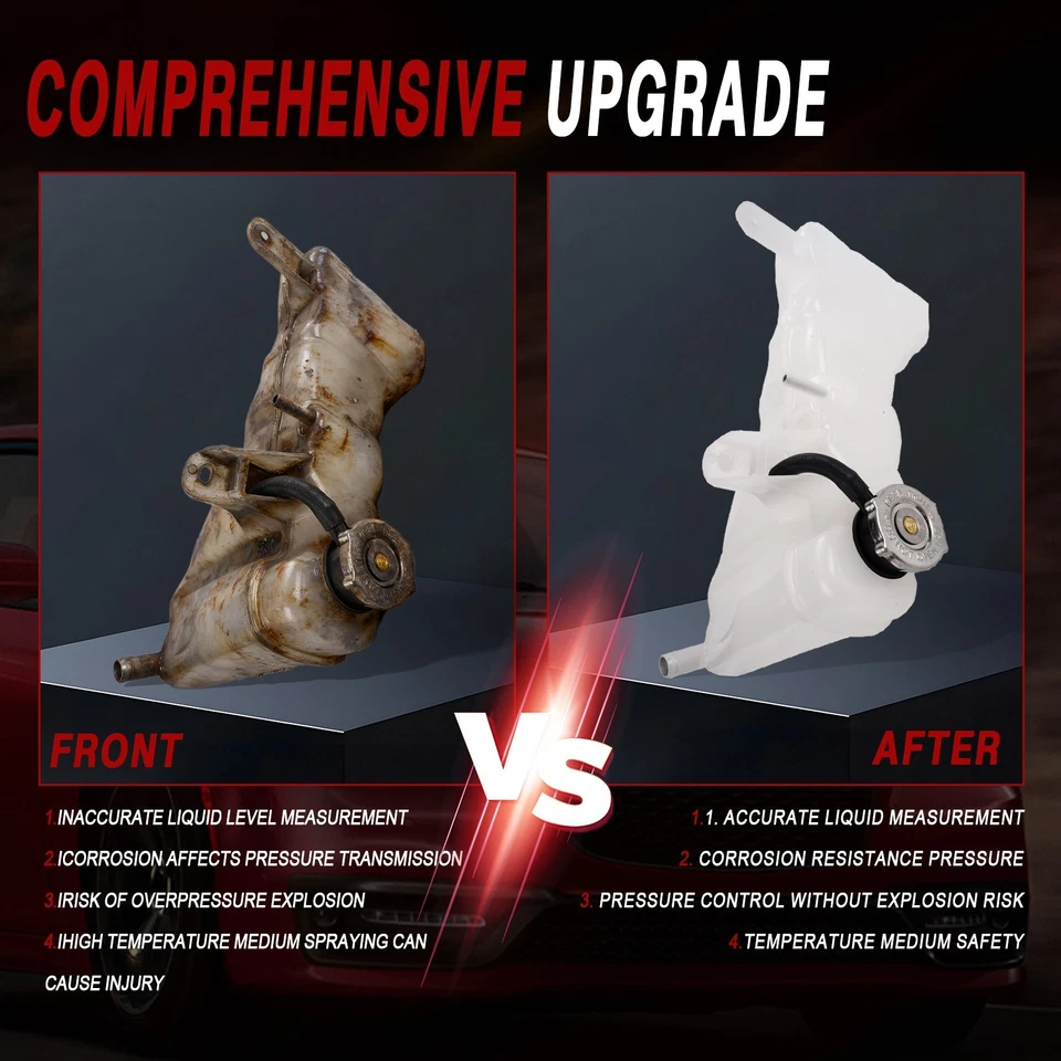 Tanque de depósito de refrigerante con tapa para Dodge Challenger Charger Chrysler 300 11-21 Foto 4 de 4