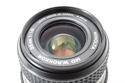 Rare [Almost MINT] Minolta MD W.Rokkor 35mm f/1.8 Wide Angle MF