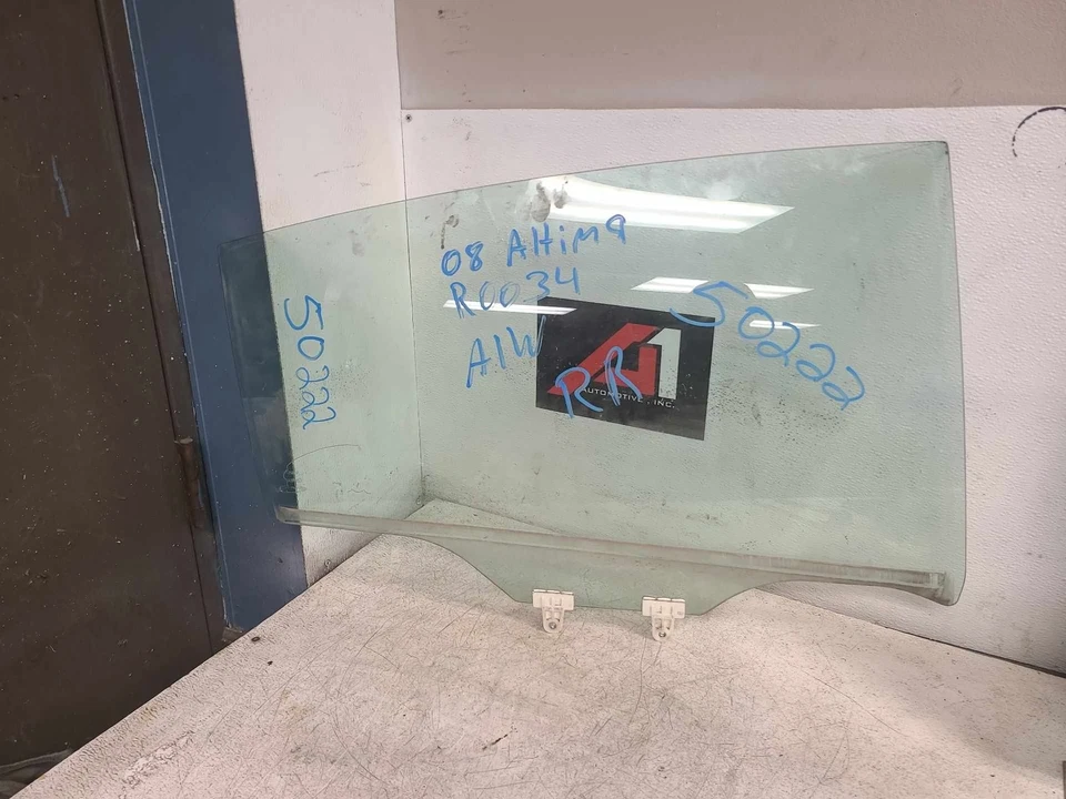 Fits 07-12 NISSAN ALTIMA Rear Door Glass/window Right Passenger Side Sdn Oem Foto 2 de 4