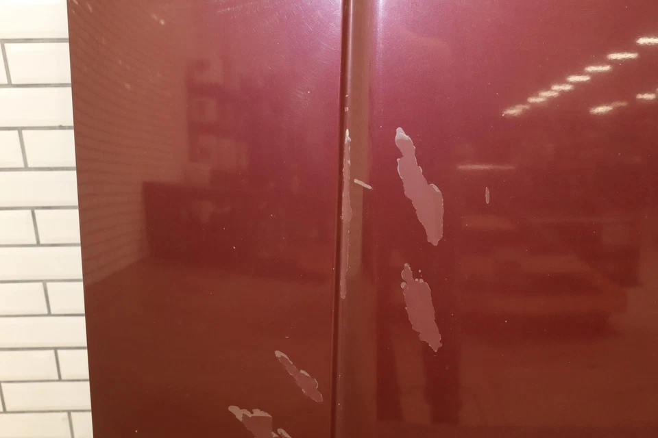 88-98 Chevy Truck SUV GMT400 OEM Hood Panel See Photos Carmine Red 51U Foto 4 de 4