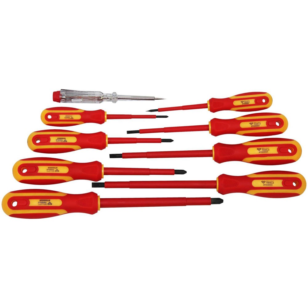 Brilliant Tools VDE Screwdriver Set Insulated Chrome-Vanadium
