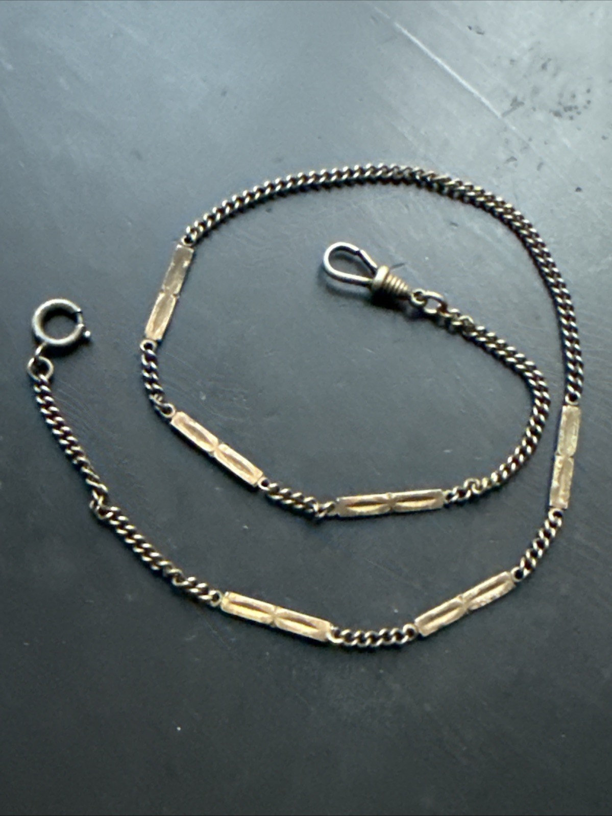 Antique Large Castelaine Solid Silver Pocket Watc… - image 1