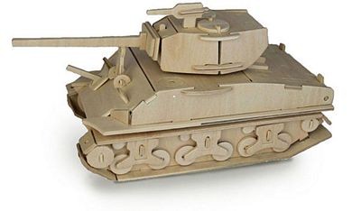Quay P327 Sherman Tank Woodcraft Construction Kit