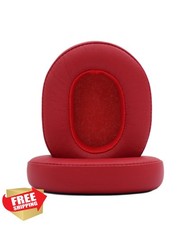 AIKKAUK Red Ear Pads for Skullcandy Headphones Soft Protein Leather Memory Foam