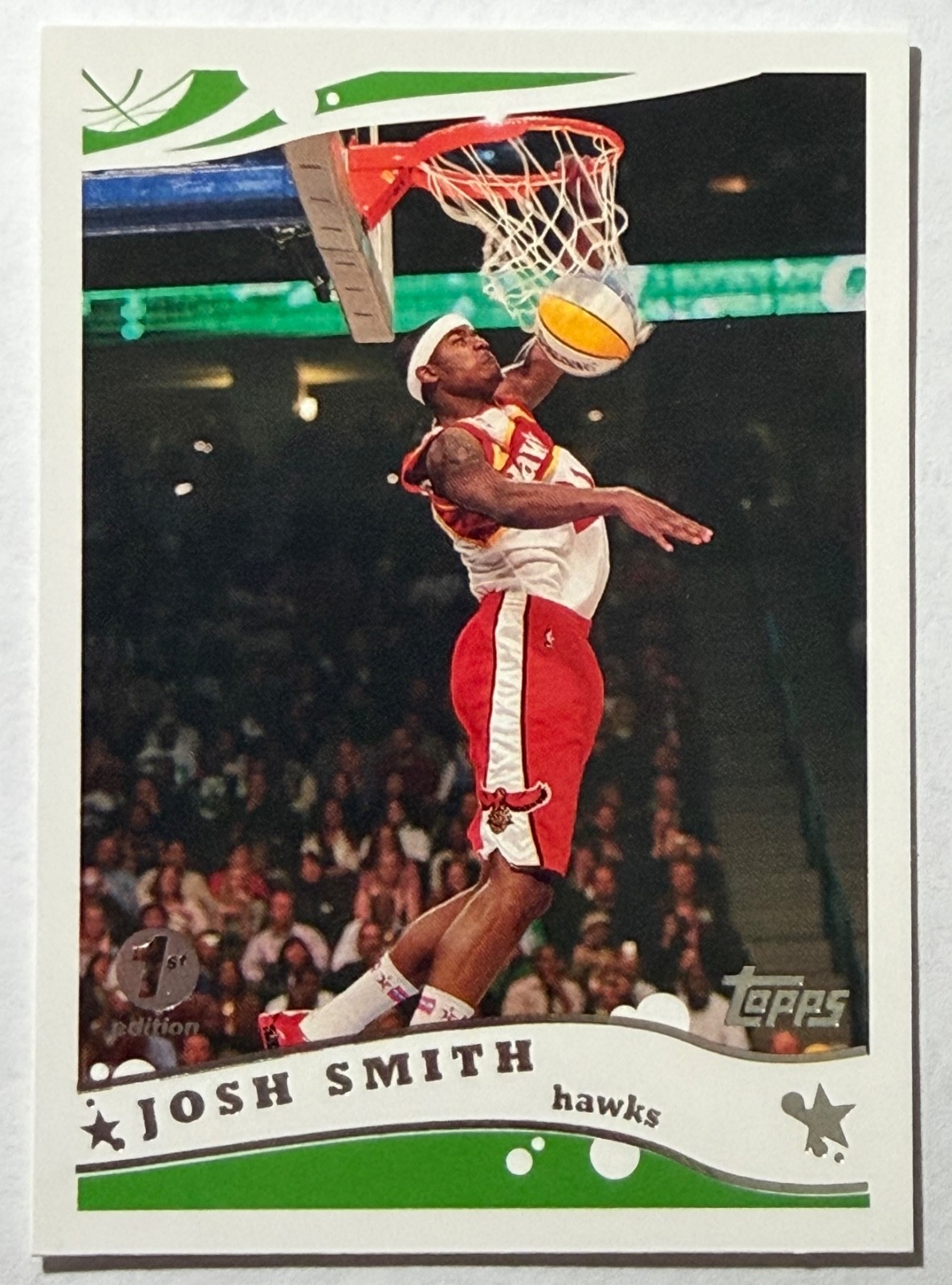 2005-06 Topps First/1st Edition #13 JOSH SMITH 🏀 Atlanta Hawks 🏀 FREE SHIPPING