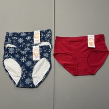 New Jockey Cotton Stretch Women's S Underwear 2 Bikini Blue 1 Hipster Red