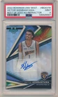 VICTOR WEMBANYAMA 2022/23 BOWMAN'S BEST U RC REFRACTOR AUTOGRAPH SP AUTO PSA 9