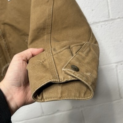 Vintage Carhartt Sherpa-Lined Detroit Jacket “Camel” WJ097 CML