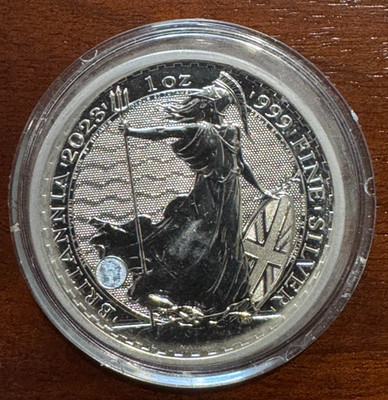 2023 Great Britain 2 Pounds - .999 1 Oz. Silver Britannia World Coin