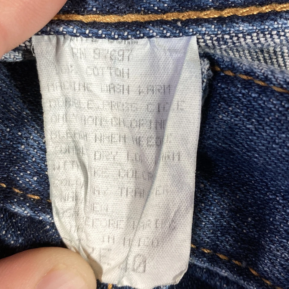 Shorts jeans masculino Y2K baggy 40 14" costura interna streetwear hiphop skatista - Imagem 3 de 4