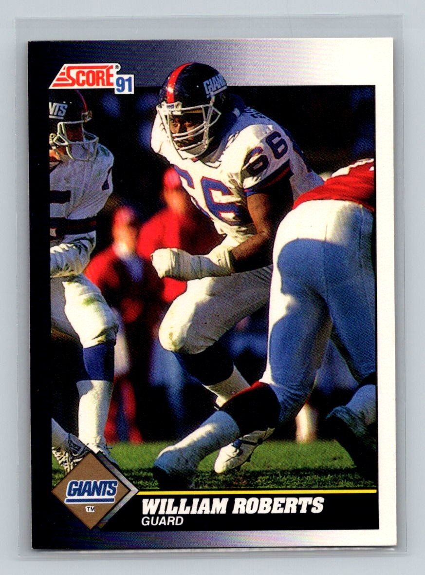 William Roberts 1991 Score #506 New York Giants