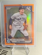 Roc Riggio 2024 Bowman Chrome Sapphire Orange /25 #BCP-70