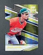 2020 Panini Elite Extra Edition Freddy Zamora /10 Die Cut Rookie #53