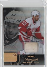 2015 Fleer Showcase Flair Row 1 Premium Materials 9/25 Pavel Datsyuk #19 HOF 2tb