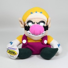Wario Bean Bag Plush Doll 6" BD&A Super Mario Bros Nintendo 64 Vintage 1997 Tag