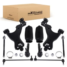 12pcs Front Suspension Kits Control Arms Ball Joints Tie Rod Ends for GMC 07-15