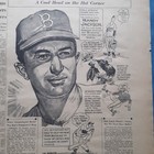 TCU Cotton Bowl Texas Randy Jackson by Lou Darvas 1956 Brooklyn Dodgers Cubs  — photo 2