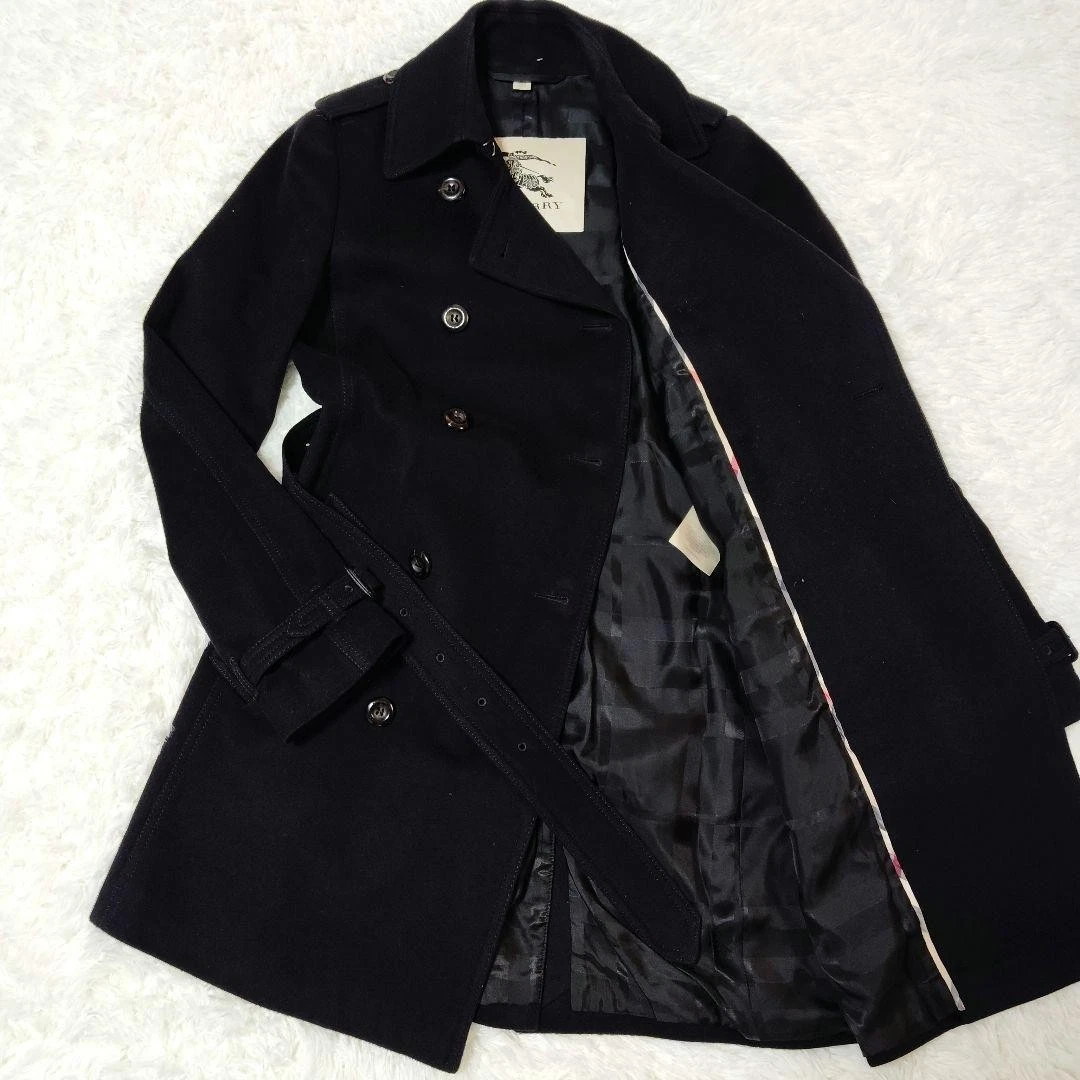 Burberry Navy Trench In Women's Coats & Jackets for sale | eBay