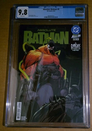 🔥 Absolute Batman #9 CGC 9.8 Grade Cover A 1st Print Nick Dragotta Cover 🔥