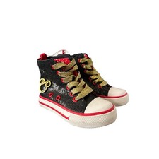 NWT Disney Store Toddler US 7 Minnie Mouse Glitter High Top Sneakers