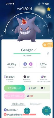 !!! Pokémon GO  Shiny Gengar  Party Hat Trade Tausch !!!