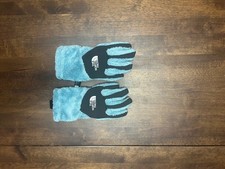 The North Face Fleece Kids Gloves Size Small Blue Black