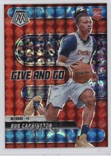 2024 Panini Mosaic Give and Go Reactive Blue Prizm 71/99 Bub Carrington #15 1ig2
