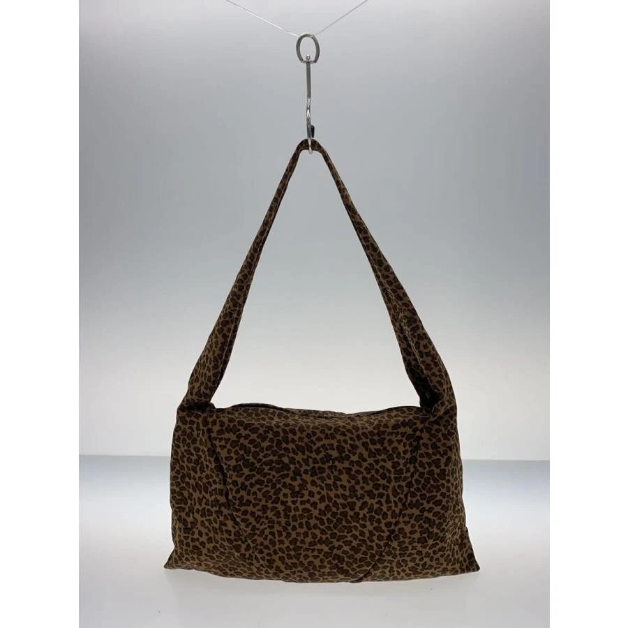 BOTTEGA VENETA Bolsa de Um Ombro Nylon Estampa Marrom Feminina Usada Feita na Itália - Imagem 3 de 4