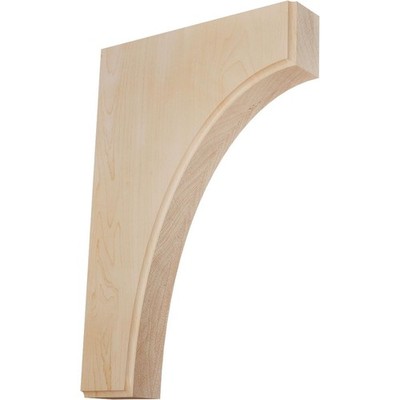 Wood Brackets 1.75''W x 8''D x 12''H Maple - Supports 250lbs for Countertops