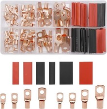 150Pcs Copper Wire Lugs AWG 2 4 6 8 10 12