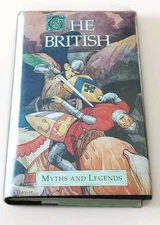 The British Myths and Legends 1986 Vintage Hardcover with Dust Jacket DJ Cover 