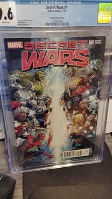 Secret Wars #1 Jim Cheung 1:100 Variant Marvel Comics 2015 CGC 9.6      