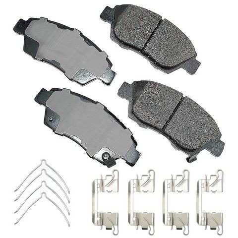 Akebono ACT621C Akebono ProACT Ultra Premium Ceramic Disc Brake Pad Kit