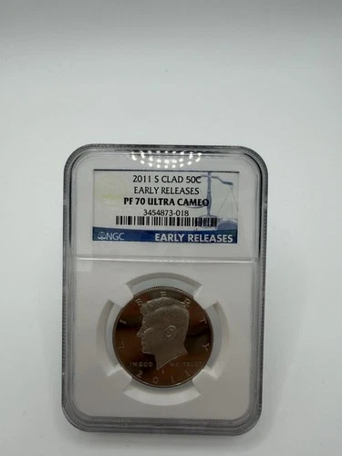 2011-S Kennedy Half Dollar NGC PF70 Ultra Cameo Early Releases