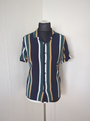 DeFacto Young Damen Bluse blau bunt Größe XS