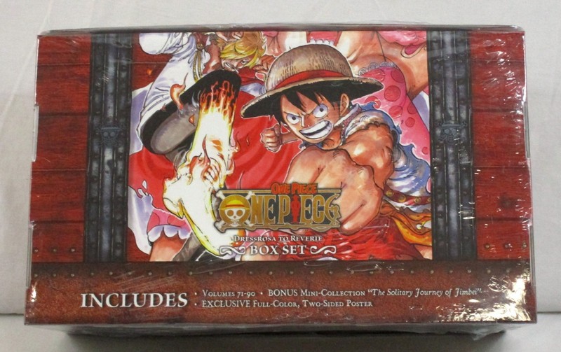 One Piece Manga Box Set 4: Dressrosa to Reverie, Volumes 71-90 NEW SEALED