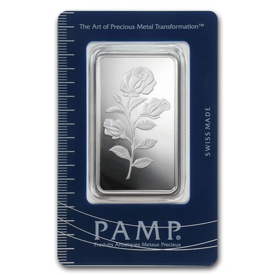 PAMP 1オンス シルバー 希少のバラデザイン PAMP 1オンス シルバー 希少のバラデザイン 1 oz Silver Bar - PAMP