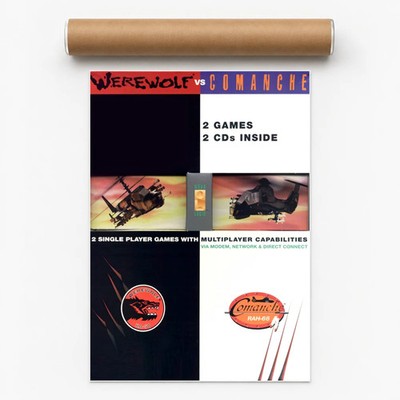 Games - W - List 2 - Large A3 Premium High Quality Poster Art Portrait Prints