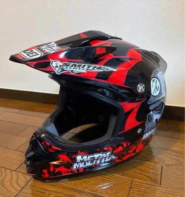 藤*助様 SHOEI モトクロスl Mulisha オフロード　ヘルメッ SHOEI VFX-DT METAL MULISHA M 57cm Motocross Helmet Rare Clean