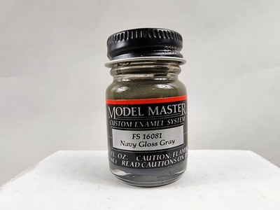 Testors Model Master Navy Gloss Gray 1791 Flat Enamel Paint .5 oz 1/2 oz
