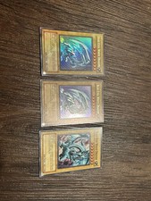 2 Blue Eyes White Dragon SDK-001 Mint And 1 SKE-001 Mint
