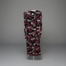 Nine West Women's Multicolor Abstract Floral Shirtdress Size S