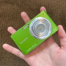 Green Sony Cyber Shot DSC-W610 14.1MP 4.0x Optical Zoom CCD Digital Camera