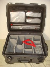 NANUK 950 WHEELED WATERPROOF HARD CASE w LENS/CAMERA DIVIDERS/LID ORGANIZER 