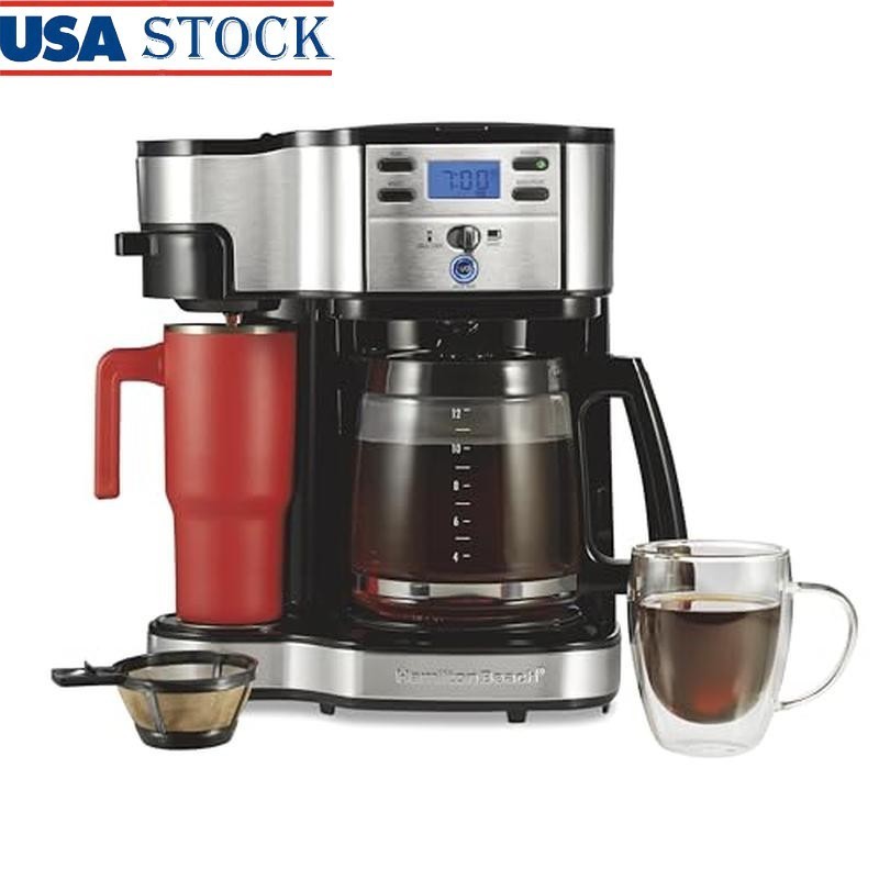 Single Serve Drip Machine Auto Pause Brew New