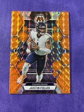 2023 Panini Mosaic - Justin Fields #33 Orange Mosaic Prizm /199