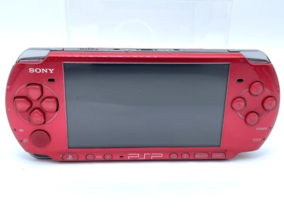 Nintendo Switch SONY PlayStationPortable PSP-3000 RR Sony PSP-3000 Red Console 3000 PlayStation Portable w