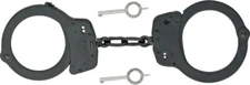 Smith & Wesson Handcuffs Comes With Two Keys Solid Nickel Double Lock Black